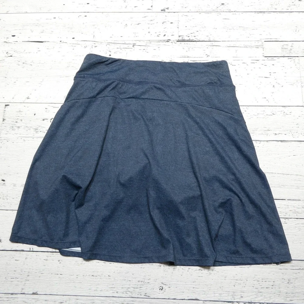 Anivivo‎ Skort Womens 2XL Blue Plus Size Built In Shorts Zip Pockets Athletic